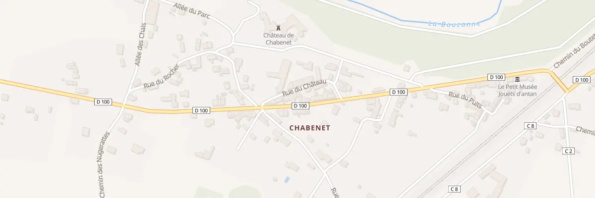 Plan du 12 Rue Principale au Pont-Chrétien-Chabenet