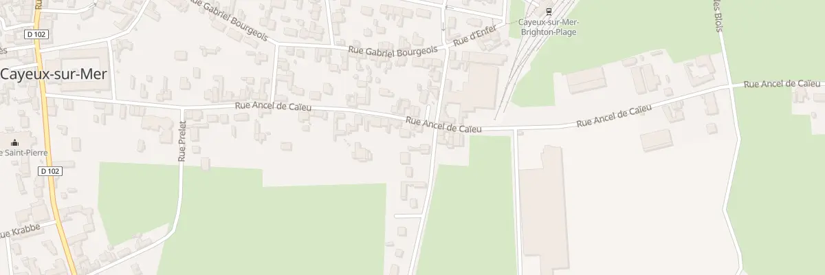 Plan du 46 Rue Ancel de Caïeu à Cayeux-sur-Mer