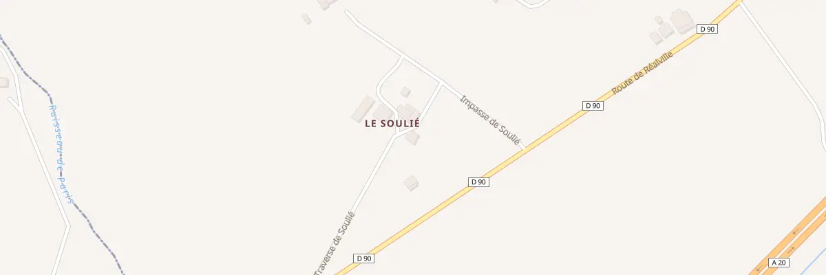 Plan du 9002 Le Soulie à Caussade