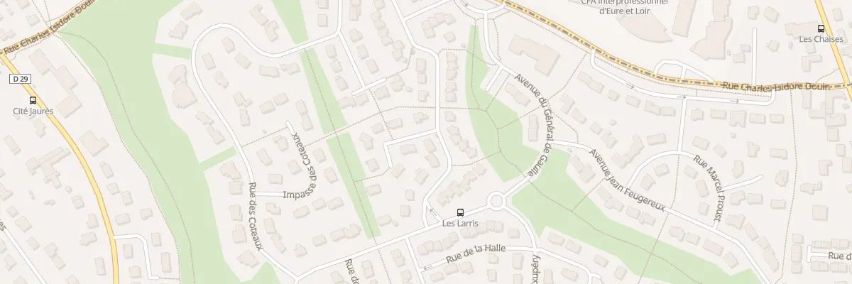 Plan du 25 Rue de la Croix Chaussant au Coudray