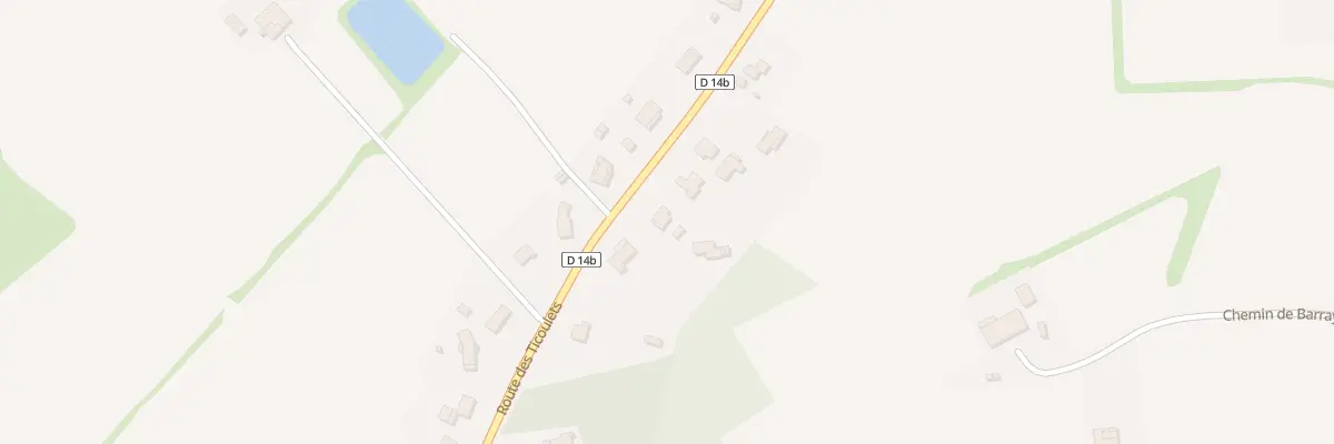 Plan du 705 Rte des Ticoulets à Villematier