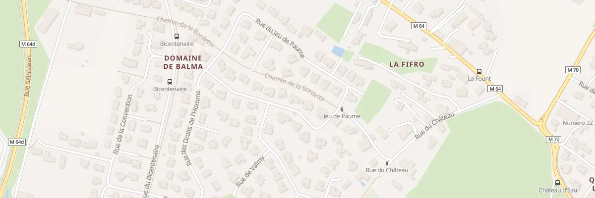 Plan du 17 Rue du Jeu de Paume à Balma