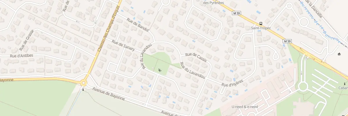Plan du 16 Rue du Lavandou à L’Union