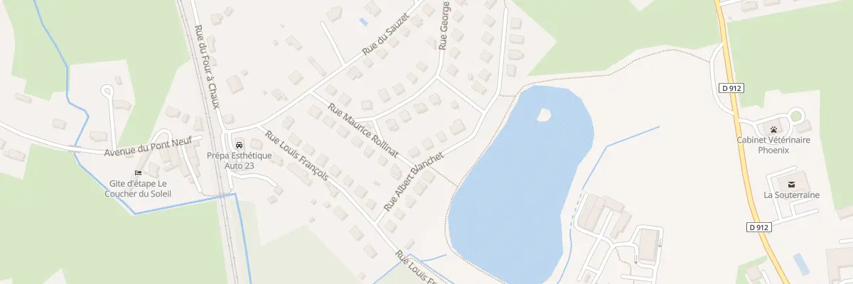 Plan du 3 Rue Albert Blanchet à La Souterraine