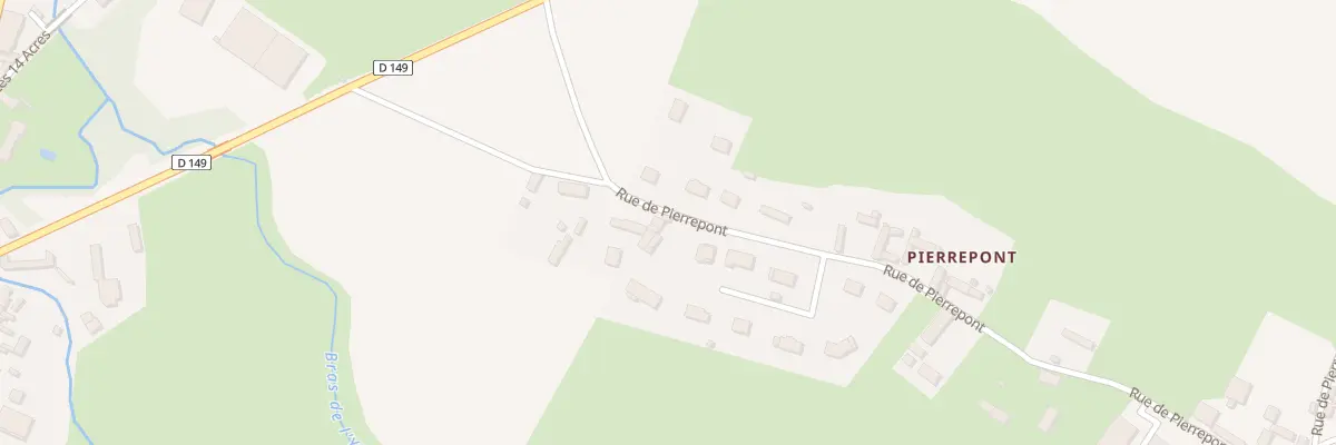 Plan du 5133 Pierrepont à Grandcourt