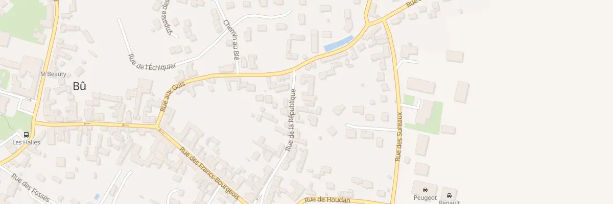 Plan du 24 Rue de la République à Bû