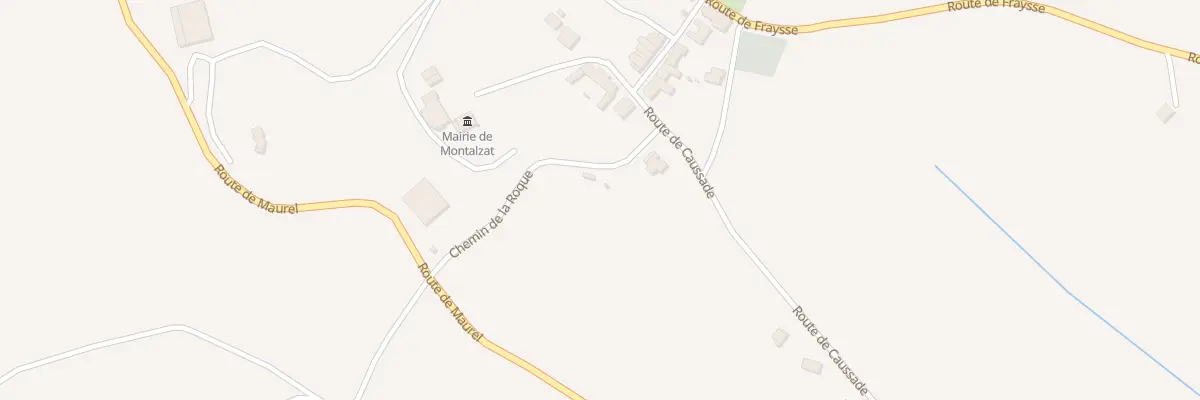 Plan du 111 Che de la Roque à Montalzat