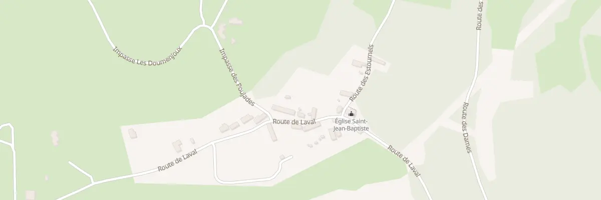Plan du 5010 Laval à Reilhaguet