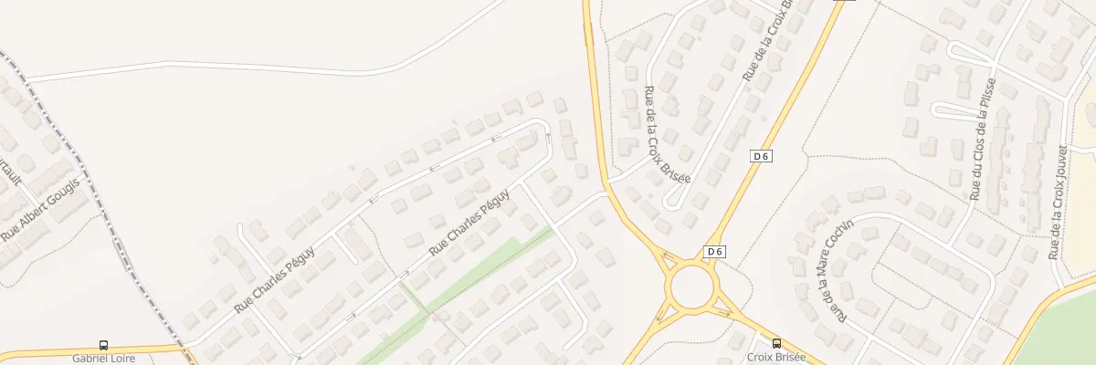 Plan du 6 Rue Charles Péguy à Champhol