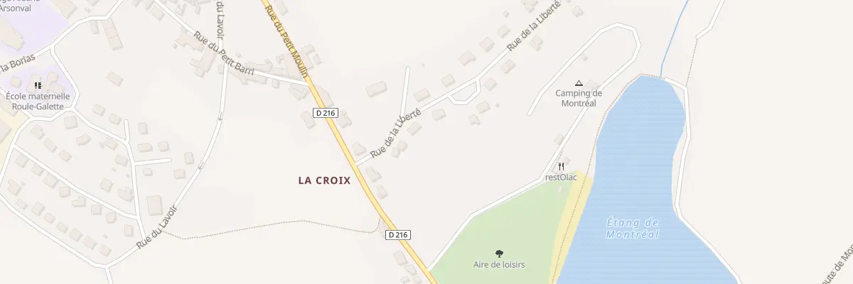 Plan du 6 Rue de la Liberté à Saint-Germain-les-Belles