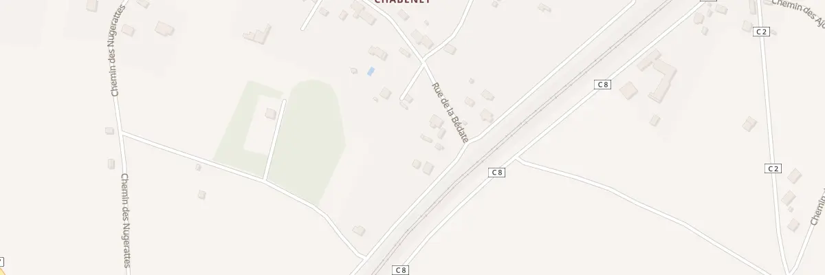Plan du 22 Rue de la Bedate au Pont-Chrétien-Chabenet