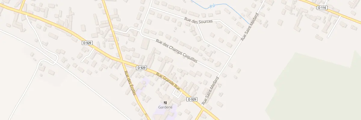 Plan du 10 Rue Grande Rue à Chaudon