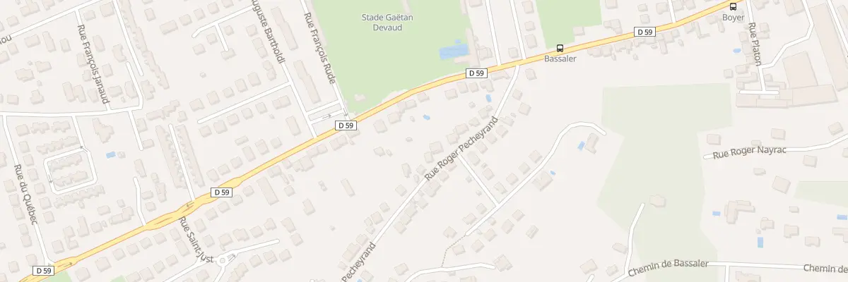 Plan du 20 Rue Roger Pecheyrand à Brive-la-Gaillarde