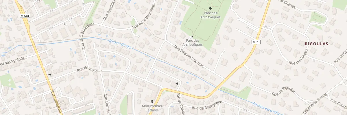Plan du 11 Rue Etienne Falconnet à Balma