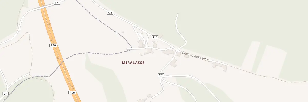 Plan du 5054 Miralasse à Lamagdelaine