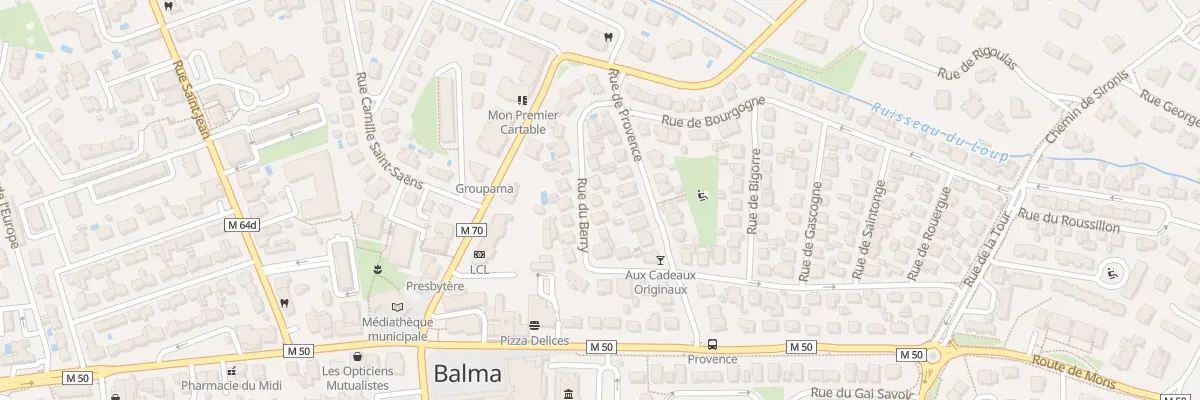 Plan du 10 Rue du Berry à Balma