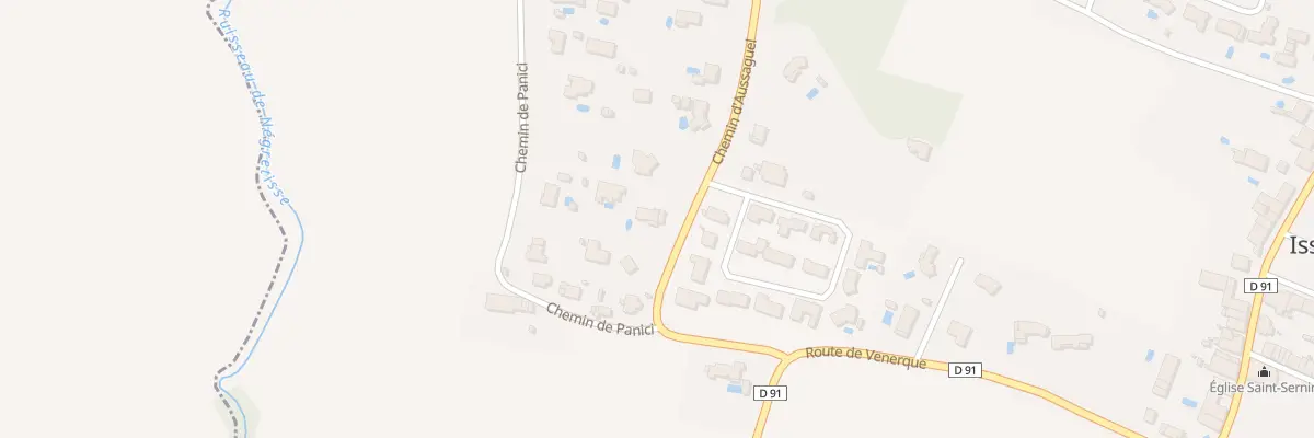 Plan du 177 Che d’Aussaguel à Issus