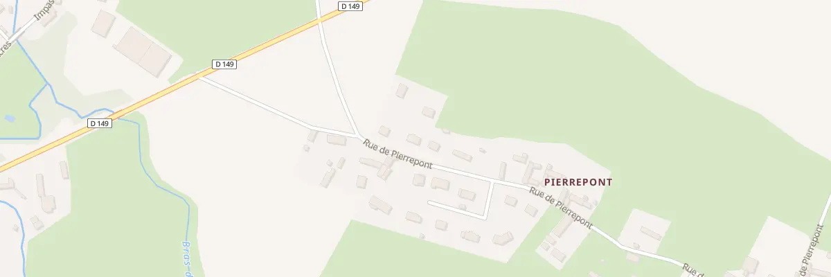 Plan du 1B Rue de Pierrepont à Grandcourt