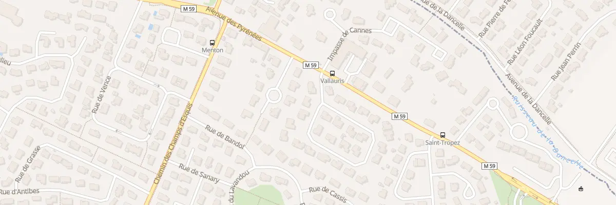 Plan du 4 Rue Vallauris à L’Union