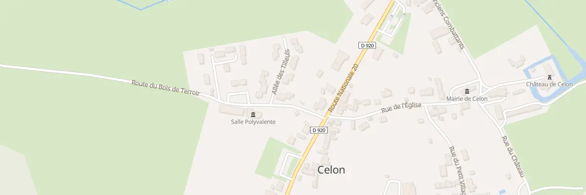 Plan du 4 Rte du Bois de Terroir à Celon
