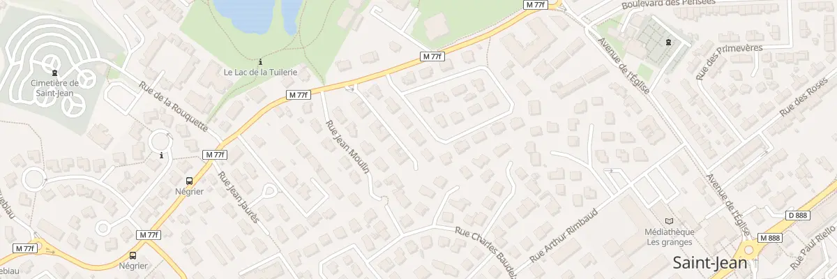 Plan du 4 Rue Goudouli à Saint-Jean