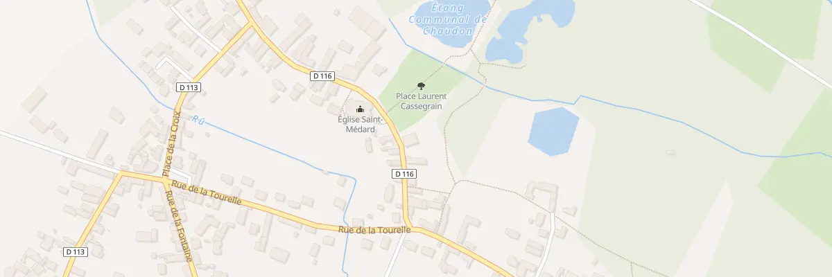 Plan du 6 Rue de l’Eglise à Chaudon
