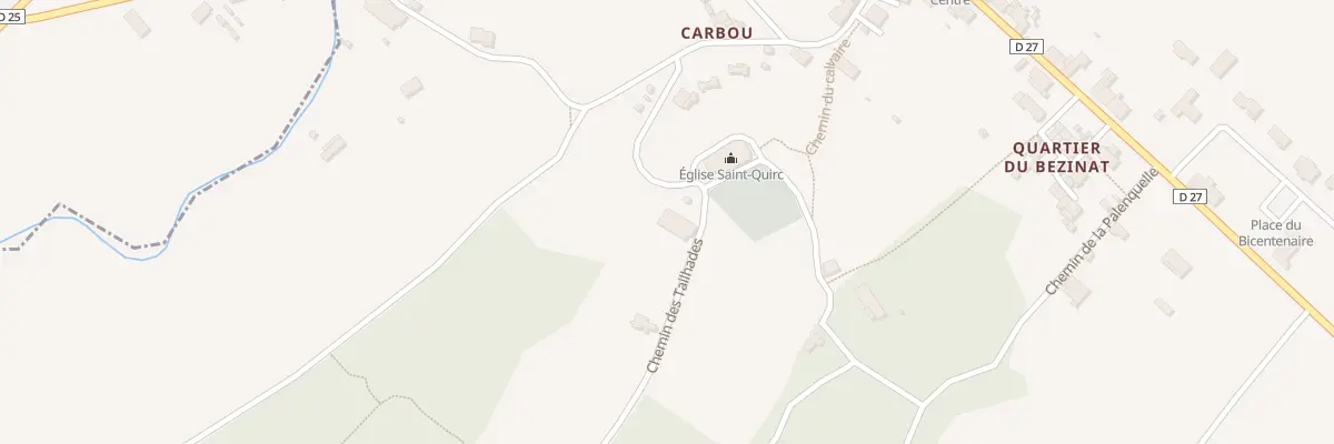 Plan du 115 Che de Mistrassou à Saint-Quirc