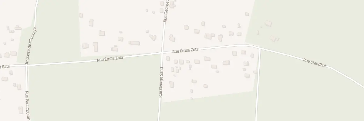 Plan du 416 Rue Emile Zola à Meusnes