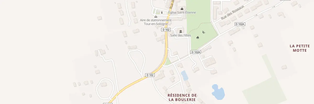 Plan du 10 Rte de Cour-cheverny à Tour-en-Sologne