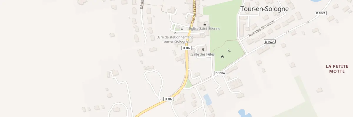 Plan du 214 Rue de la Mairie à Tour-en-Sologne