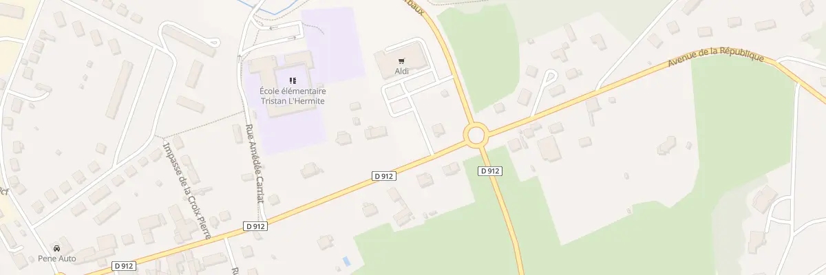 Plan du 27 Av de La République à La Souterraine