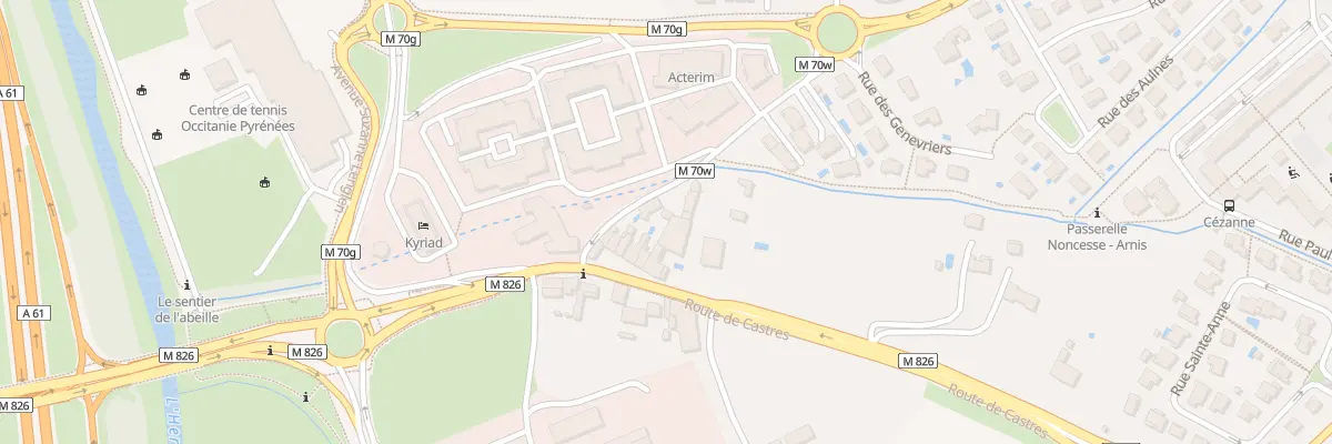 Plan du 19 Rte de Castres à Balma