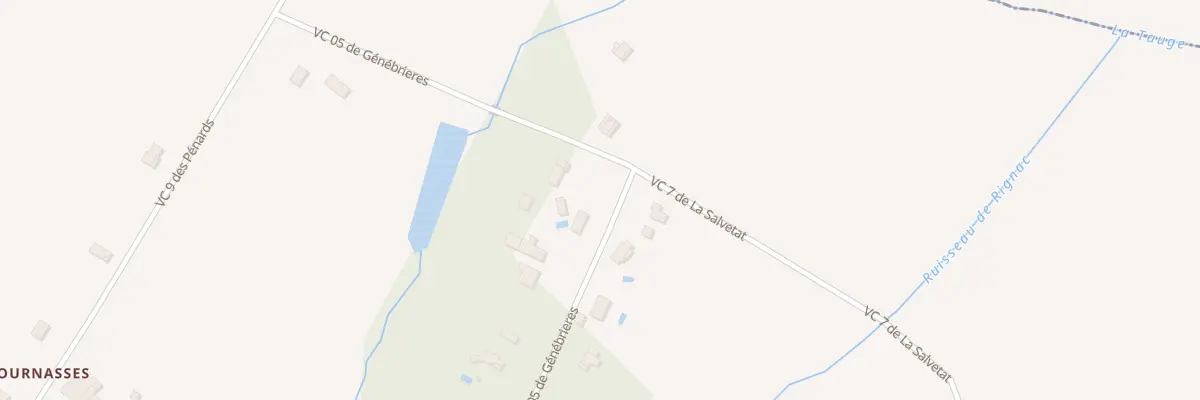 Plan du 5117 Varous et Peyret à Génébrières