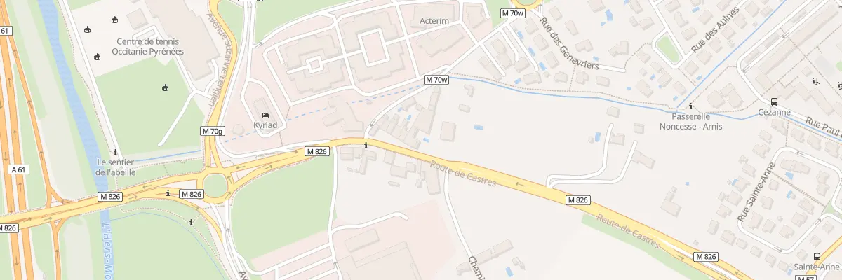 Plan du 23 Rte de Castres à Balma