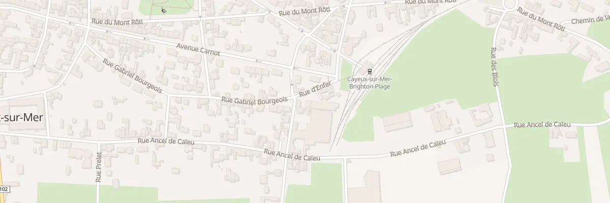 Plan du 54 Rue d’Enfer à Cayeux-sur-Mer