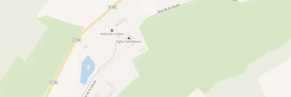 Plan du 8 Rue de la Lieure à Lorleau