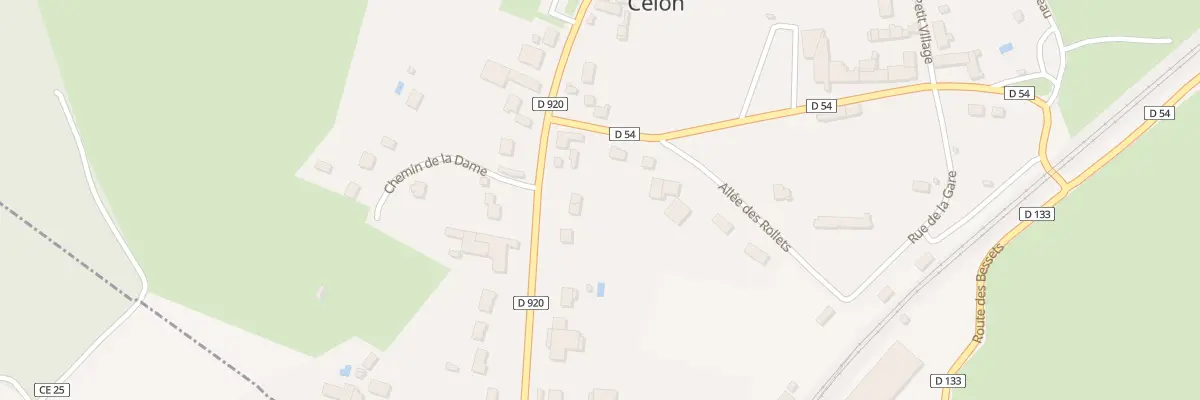 Plan du 39 Rte Nationale 20 à Celon