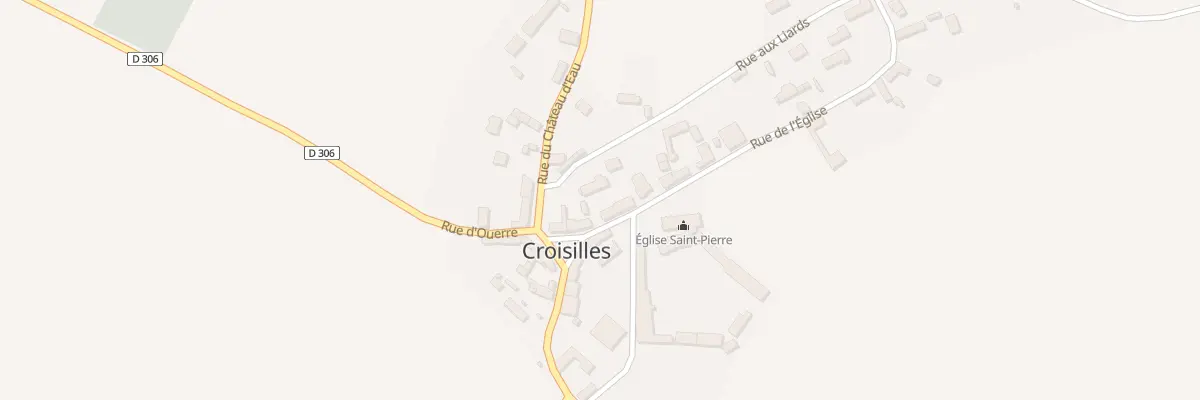 Plan du 1 Rue de l’Eglise à Croisilles