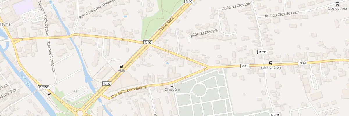 Plan du 54 Rue du Faubourg Guillaume à Chartres