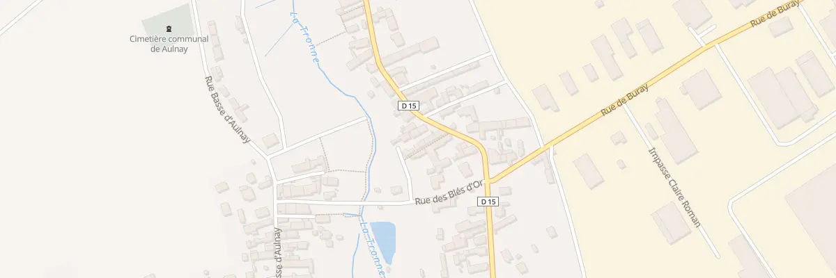 Plan du 95B Rue Haute d’Aulnay à Mer