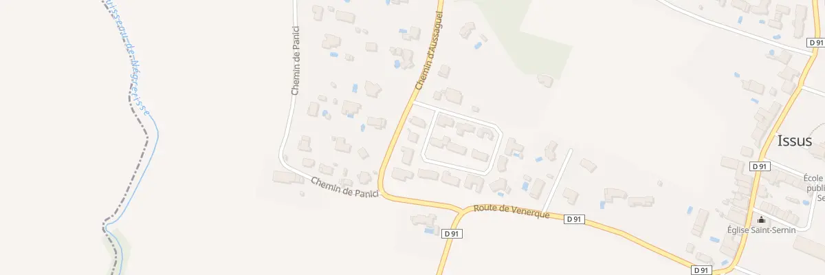 Plan du 4 Rue de l’Ausel à Issus