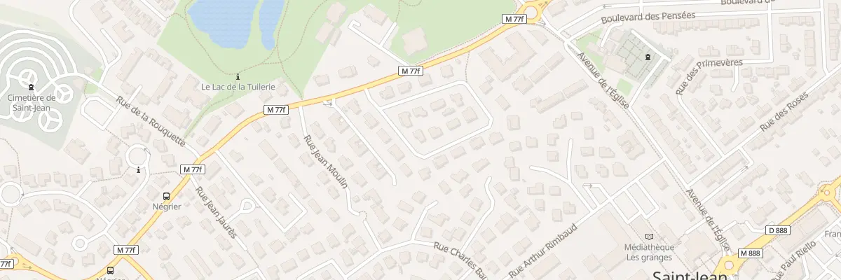 Plan du 20 Rue Goudouli à Saint-Jean