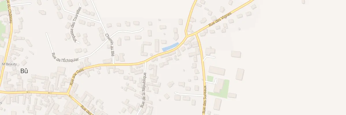 Plan du 4 Rue de la Porte de Mantes à Bû