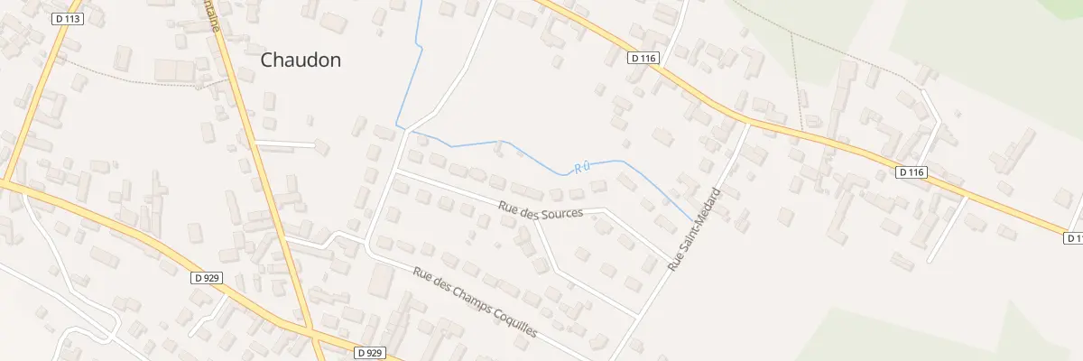 Plan du 14 Rue des Sources à Chaudon