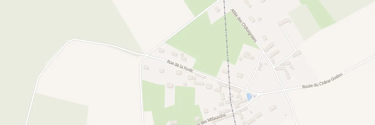 Plan du 6 Rue de la Forêt à Blaru