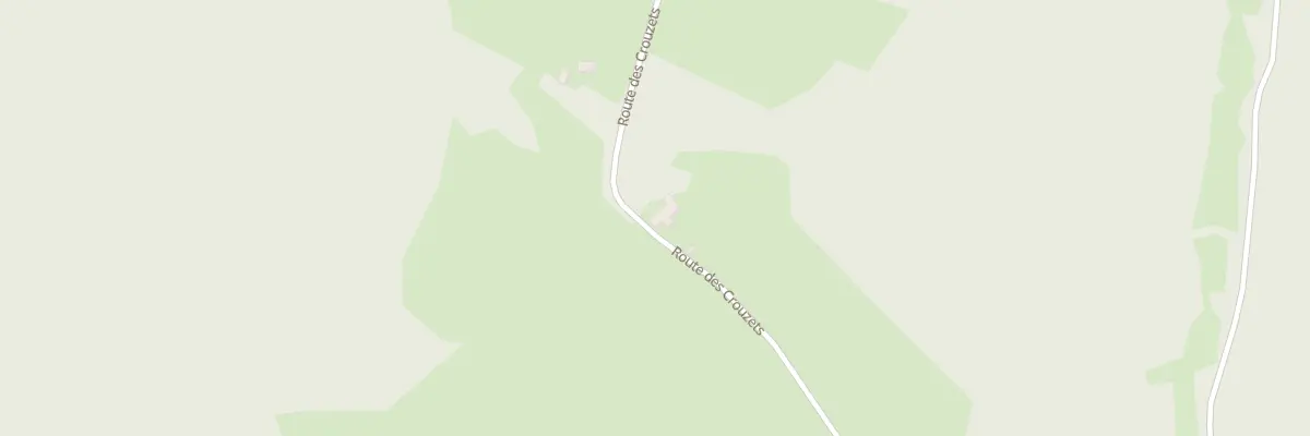 Plan du 1957 Rte des Crouzets à Nadillac