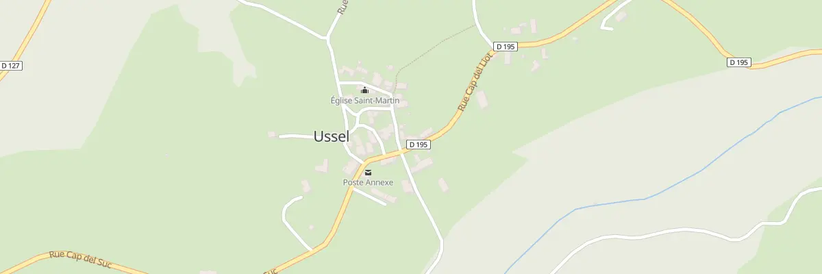 Plan du 5031 Le Bourg à Ussel