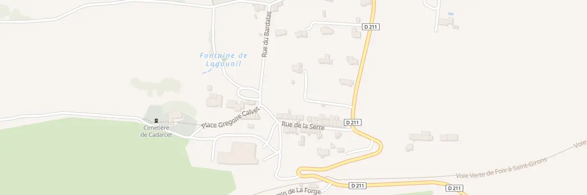 Plan du 1 Imp Rose des Feyches à Cadarcet