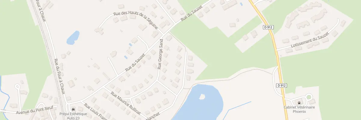 Plan du 17 Rue Albert Blanchet à La Souterraine