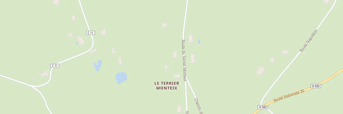 Plan du 5052 Rte du Terrier Monteix à Celon